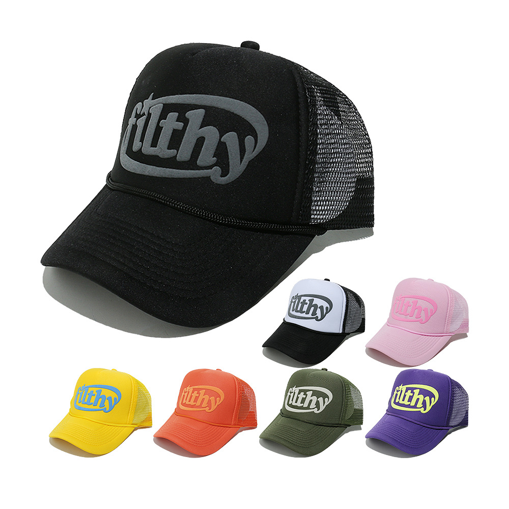 3D puff printing foam trucker capYB-BQMZ227 (1)