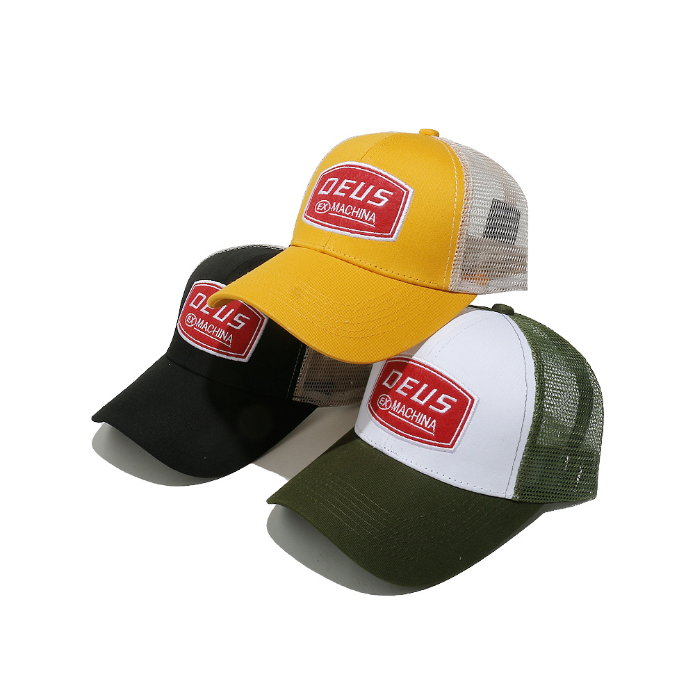 Embroidery patch mesh cap YB-BQMZ232 (1)