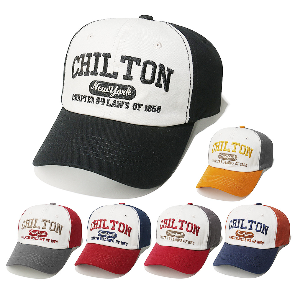 custom 3 tone 100% cotton baseball cap 6 panel YB-BQMZ816