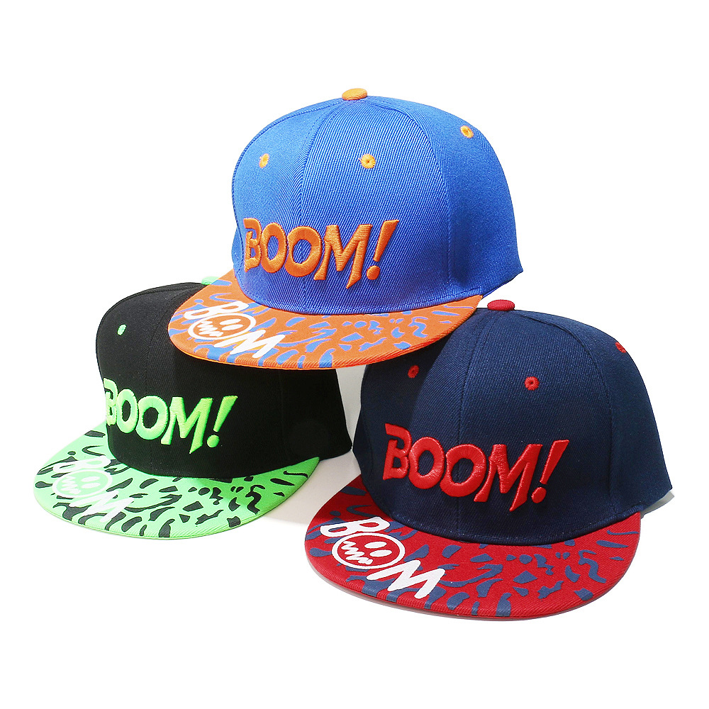 Custom 6 panel acrylic snapback cap with 3D embroidery YB-BQMZ819